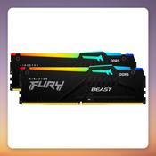 Kingston FURY Beast RGB 32 GB DDR5-6000 CL30 (2x16 GB) XMP/EXPO
