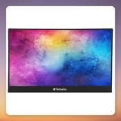 Verbatim PM-14 14-inch Full HD IPS Portable Monitor, USB-C, HDR, 60 Hz