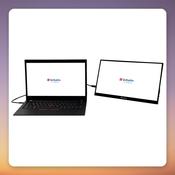Verbatim PMT-14 14-Inch Full HD IPS Portable Touchscreen Monitor, USB-C image