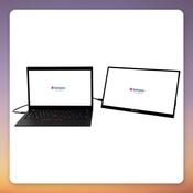 Verbatim PMT-15 15.6" Full HD IPS Portable Touchscreen Monitor, USB-C, HDR