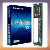 GigaByte Gen3 2500E 500 GB NVMe SSD, PCIe 3.0 x4, M.2 2280