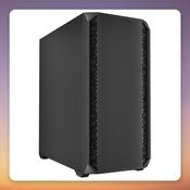 Sharkoon AK2 ATX Midi-Tower PC Case, Black, 2x 120 mm Fans, USB-C