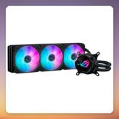 Asus ROG Strix LC III 360 ARGB 360 mm AIO Liquid CPU Cooler, Black image