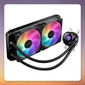 Asus ROG STRIX LC II 280 ARGB 280 mm AIO Liquid CPU Cooler, Black image