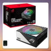 Asus ROG Loki SFX-L 1200W 80 PLUS Titanium Fully Modular PSU, White