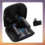Asus ROG Cetra True Wireless SpeedNova Gaming Earbuds, Black, 2.4 GHz &amp;amp; Bluetooth 5.3