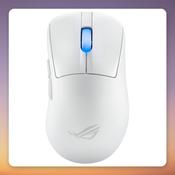 Asus ROG Keris II Ace Wireless Gaming Mouse, White, 54 g, 42000 dpi image
