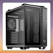 Asus TUF Gaming GT502 PLUS ATX Mid Tower Case, Black, Dual Tempered Glass image