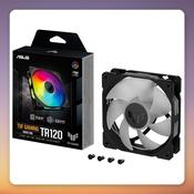 Asus TUF Gaming TR120 ARGB 120 mm PWM Fan, Black, Single Pack image