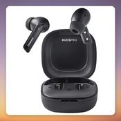 Intenso Buds Pro T500HAE True Wireless In-Ear Earbuds with Hybrid ANC, Bluetooth 5.3, Black