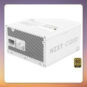 NZXT C1200 Gold ATX 3.1 1200W 80 PLUS Gold Fully Modular PSU, White image