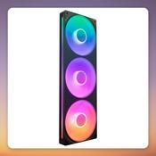 NZXT F360 RGB Core 360 mm Triple Fan Single-Frame, 500-2400 RPM PWM, Black