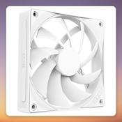 NZXT F120Q 120 mm PWM Case Fan, White, Single Pack