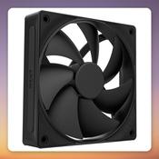 NZXT F120P 120 mm PWM Static Pressure Case Fan, Black, Single Pack image