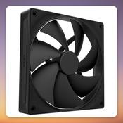 NZXT F140P 140 mm PWM Static Pressure Case Fan, Black, FDB Bearing image