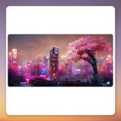 Sharkoon SKILLER SGP40 D4 XXXL Gaming Mouse Pad 1000 x 500 mm, Neon Pink/Multicolour image