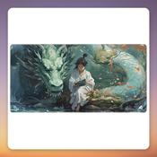 Sharkoon SKILLER SGP40 D8 XXXL Gaming Mouse Pad, 1000 x 500 mm, Teal/Multicolour image