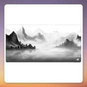Sharkoon SKILLER SGP40 D9 XXXL Gaming Mouse Pad, 1000 x 500 mm, White/Black image