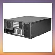 Silverstone RM47-502-I 4U Rack Case, Black, SSI-CEB, 3 Full-Size Slots