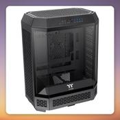 Thermaltake The Tower 600 Black ATX Mid-Tower Case, Tempered Glass, 2x 140 mm Fans