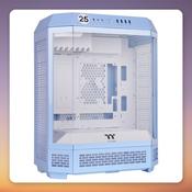 Thermaltake The Tower 600 Hydrangea Blue Mid-Tower ATX Case, Light Blue, 3x Tempered Glass