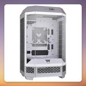 Thermaltake The Tower 300 Limestone Mini-Tower Case, Light Grey, Tempered Glass image