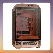 Thermaltake The Tower 300 Gravel Sand Mini-Tower Case, Tempered Glass, Brown image