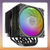 EKL Alpenföhn Brocken 4 Max ARGB 260W TDP Dual Tower CPU Cooler, 2x 120 mm, Black image