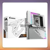 Gigabyte B650E AORUS Stealth Ice AM5 ATX Motherboard, DDR5, Wi-Fi 7, White