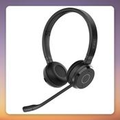 Jabra Evolve 65 TE USB-A MS Stereo Bluetooth Headset, Black