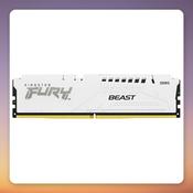 Kingston FURY Beast 16 GB DDR5-6000 CL36 (1x16 GB) White AMD EXPO