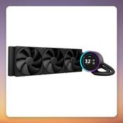 NZXT Kraken Elite 360 360 mm AIO Liquid Cooler with 2.72" LCD, Black image