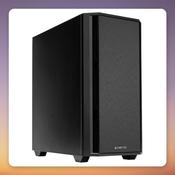 Chieftec Pro Mini AZ-01B-OP Micro-ATX Mini Tower Case, Black, Sound-Dampened