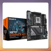 GigaByte X870 GAMING X WIFI7 AM5 ATX Motherboard, DDR5, Wi-Fi 7, PCIe 5.0