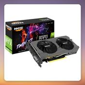 Inno3D GeForce RTX 3050 TWIN X2 8 GB GDDR6 Graphics Card, Lite Hash Rate