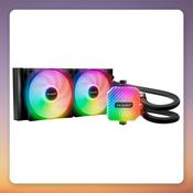 be quiet! Light Loop 240mm AIO Liquid Cooler, Black, ARGB, 2x 120 mm