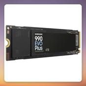 Samsung 990 EVO Plus 4 TB M.2 2280 NVMe SSD PCIe 4.0 x4 / 5.0 x2 image