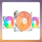 be quiet! Light Wings LX 120 mm PWM ARGB Fan, White, Triple Pack image
