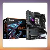 GigaByte Z890 AORUS MASTER ATX Motherboard, LGA 1851, DDR5, Wi-Fi 7, 10GbE