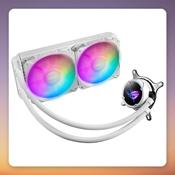 Asus ROG STRIX LC II 240 ARGB 240 mm AIO Liquid CPU Cooler, White image