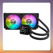 Asus PRIME LC 240 ARGB 240 mm AIO Liquid CPU Cooler, Black
