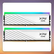 ADATA XPG Lancer Blade RGB 16 GB DDR5-5600 CL46 (2x8 GB) White, XMP &amp;amp; EXPO image