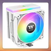 Thermaltake ASTRIA 400 ARGB 120 mm Single Tower CPU Cooler, White, 230W TDP image