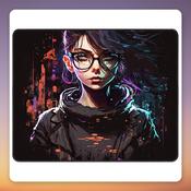 Sharkoon SKILLER SGP50 D2 XL Gaming Mouse Pad, Multicolour, 444 x 355 mm image