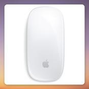 Apple Magic Mouse Wireless Bluetooth Mouse, White, Multi-Touch Surface image
