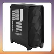 Fractal Design Meshify 3 Light Tint Tempered Glass Midi Tower Case, Black