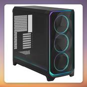 Fractal Design Meshify 3 XL Ambience Pro RGB Light Tint E-ATX Big Tower Case, Black image