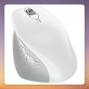 Cherry Stream Mouse Comfort Wireless Mouse, 4000 DPI, Silent Click, White