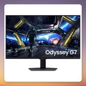 Samsung Odyssey G70D 32" 4K UHD 144 Hz IPS Gaming Monitor, 1 ms, FreeSync Premium image