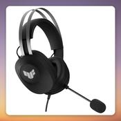 Asus TUF Gaming H1 Gen II Wired USB Gaming Headset, Virtual 7.1, Black